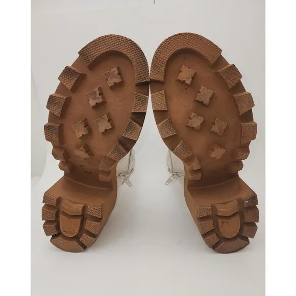 Steve Madden Chunky Boots womens 9.5 Y2K Heel platform winter boho