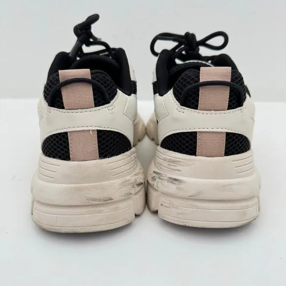 Steve Madden Cordyn Black and Tan Chunky Sneakers Women's 9.5