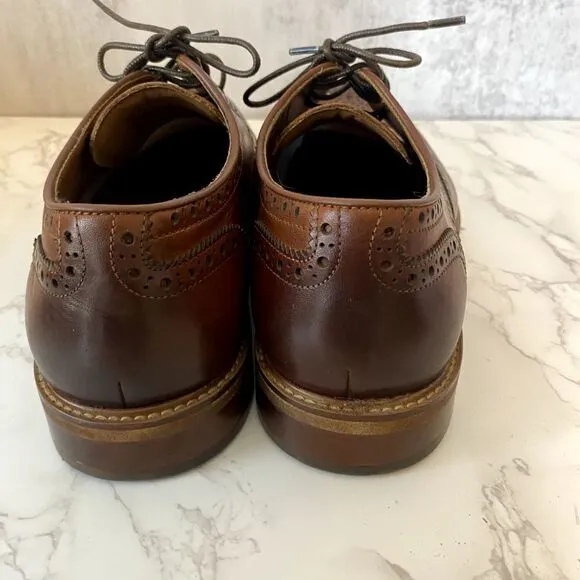 Steve Madden Dress Shoes Men's Sz 10.5 Leather Hoxton Wingtip Ombre‎ Business