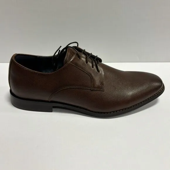 Steve Madden Men’s Sydney Brown Oxford Dress Shoes, Size 10 M