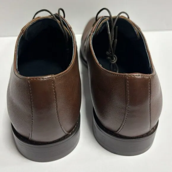 Steve Madden Men’s Sydney Brown Oxford Dress Shoes, Size 10 M