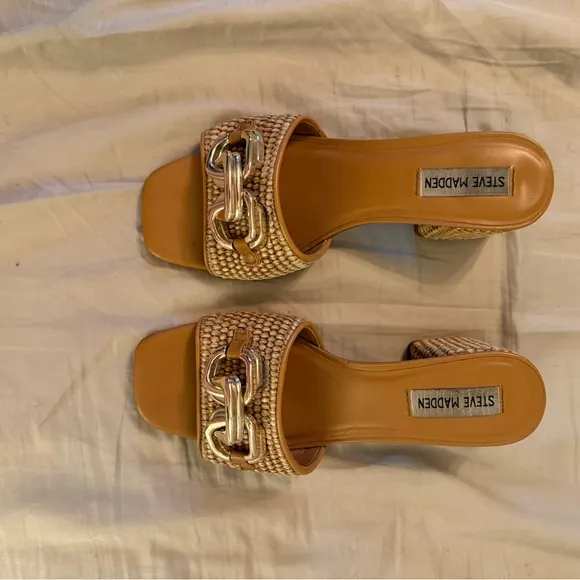 Steve Madden Santana Raffia Sandals