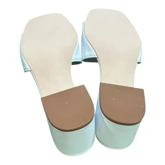 Steve Madden Women’s Santana White Sandals Size 8.5.