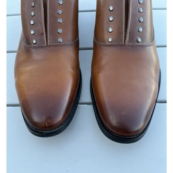 Steven Madden Pointed Leather Slip On Casual Loafer - Size 10 - Brown