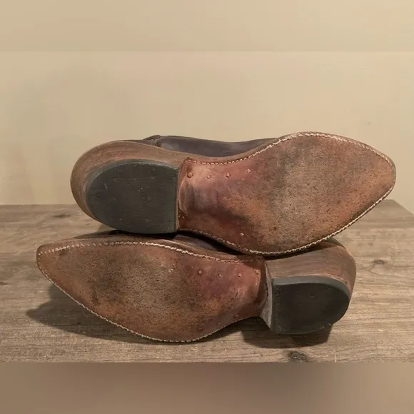 Stewart Boot Co. Vintage 1977 Hand Made‎ Western Boots Brown 9.5
