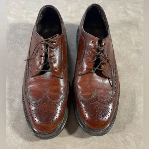 Stuart McGuire Wingtip Brown Leather Dress Shoes Men Size 9D