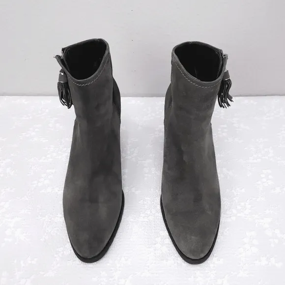 Stuart Weitzman Prancing Tassel Booties US 10
