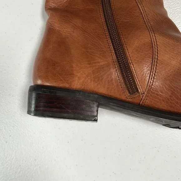 Stuart Weitzman Brown Leather Knee-High Boots