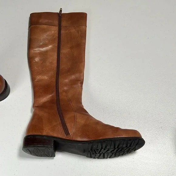 Stuart Weitzman Brown Leather Knee-High Boots