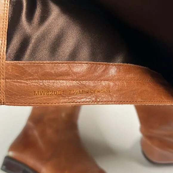 Stuart Weitzman Brown Leather Knee-High Boots