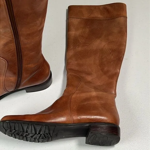 Stuart Weitzman Brown Leather Knee-High Boots