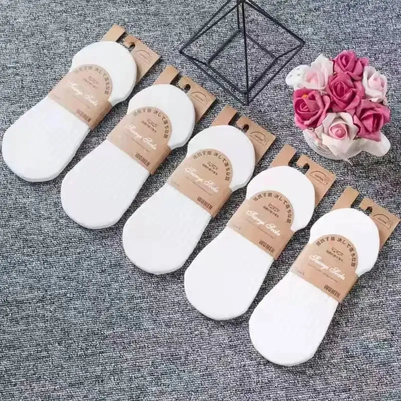 Summer Solid Color Ankle Boat Socks