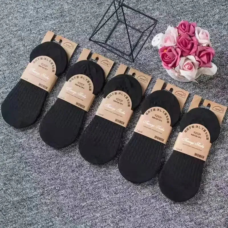 Summer Solid Color Ankle Boat Socks