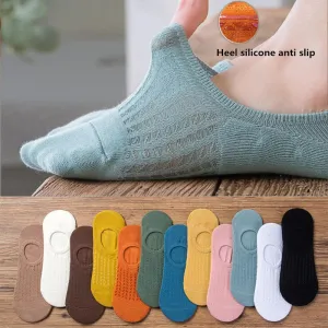Summer Solid Color Ankle Boat Socks