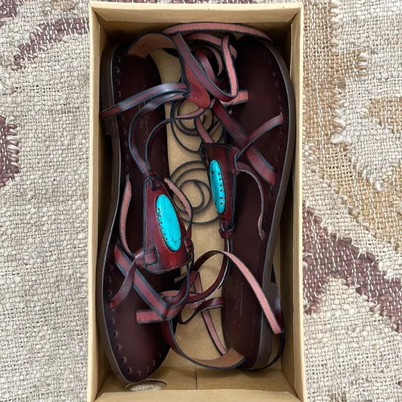 Sundance African Skies LaidbackLondon Handmade Gladiators Leather Flat Sandals