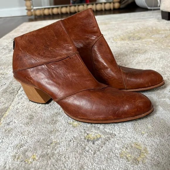 Sundance CYDWOQ Habit Vintage Bown Leather Hand Made in USA Boot