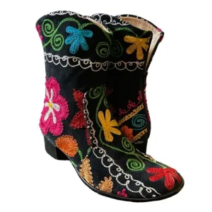 Suzani Embroidered Ankle Boots CCO