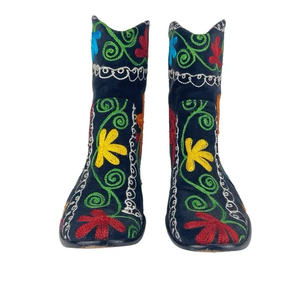 Suzani Embroidered Ankle Boots CCO