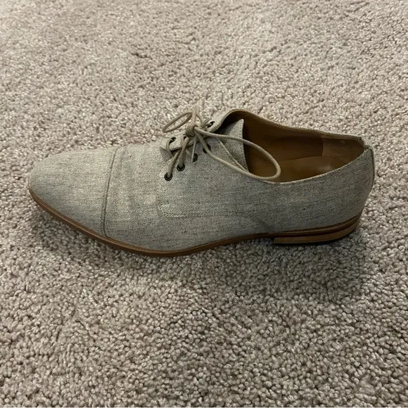 Taft Gray Suede Dress Shoes Size 9 US 42 EU Handcrafted In Spain
