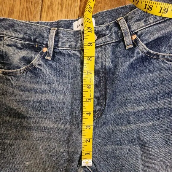 Tanaka Women’s Size 28 The Boots Jean Trousers in Vintage Blue Japanese Denim