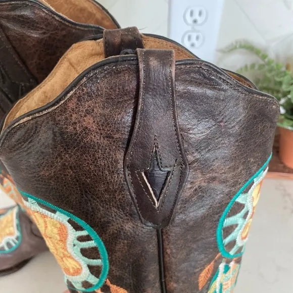 Tanner Mark “Live Your Dreams” Cowboy Boots Sz 8.5