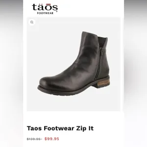 Taos Footwear Black Ankle Boots Comfort sz 10 Boho Moto