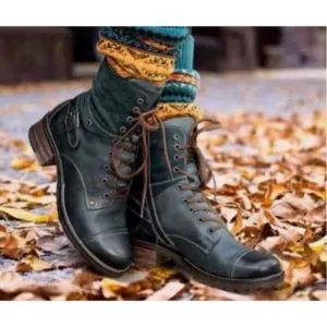 Teal Taos Vintage-Style Lace-Up Boots Size 39/US 8 - 8.5 EUC