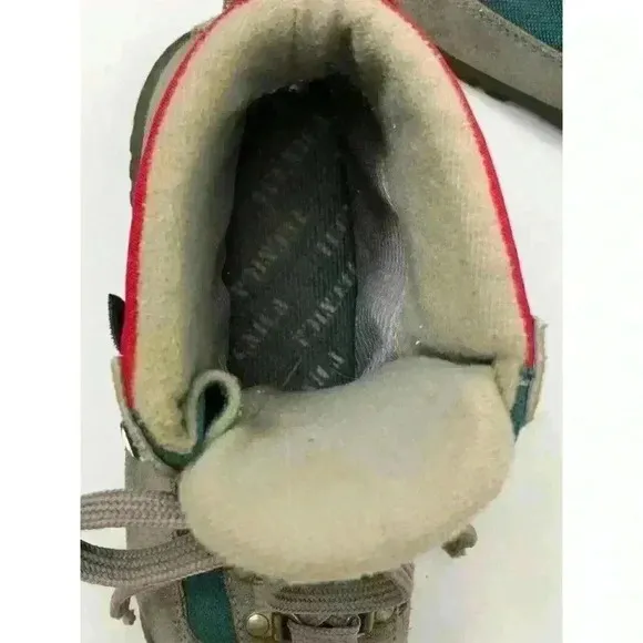 Tecnica Trekking Skywalk Suede Boots ( W 6.5) ( M 5.5) Gray Green Red