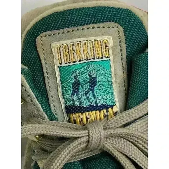 Tecnica Trekking Skywalk Suede Boots ( W 6.5) ( M 5.5) Gray Green Red