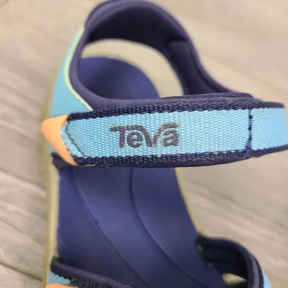 Teva Kids Unisex Alaskan Blue Tirra Youth Sandals Size 13 Little Kids