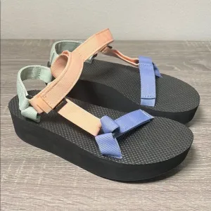 Teva platform sandals shoes