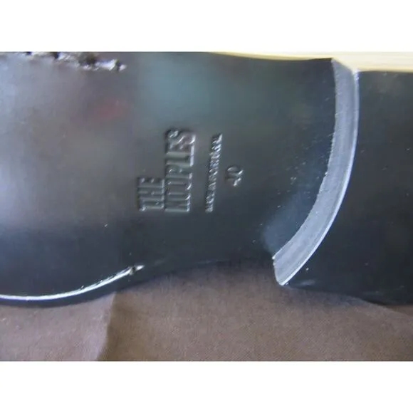 The Kooples Black Men's Leather Derbies Size 6 Oxford Lace Career Shoes