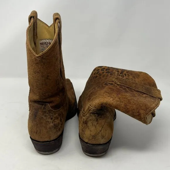 The Old Gringo cowboy boots 8.5 women's western animal print leopardito vintage