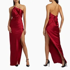 The Sei Leaf Silk Satin Gown Size 2 $1219