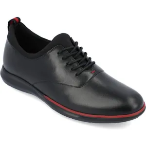 Thomas &amp; Vine Mens Hyde Black Leather Casual and Fashion Sneakers Shoes New