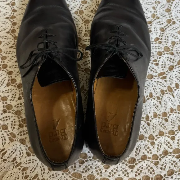 Thomas Bird Benson Wholecut Oxford Black Leather Shoes IT44 US11