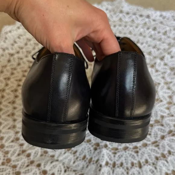 Thomas Bird Benson Wholecut Oxford Black Leather Shoes IT44 US11