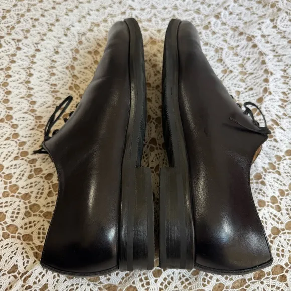 Thomas Bird Benson Wholecut Oxford Black Leather Shoes IT44 US11