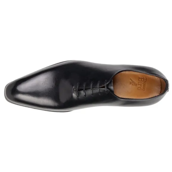 Thomas Bird Benson Wholecut Oxford Black Leather Shoes IT44 US11