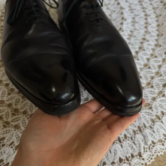 Thomas Bird Benson Wholecut Oxford Black Leather Shoes IT44 US11