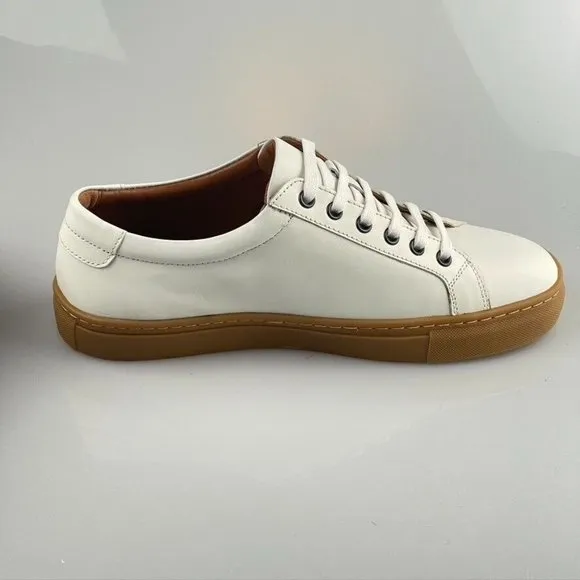 Threads &amp; Beams Shoes Cup-Sole Trainer White Leather  Men's Size 7B