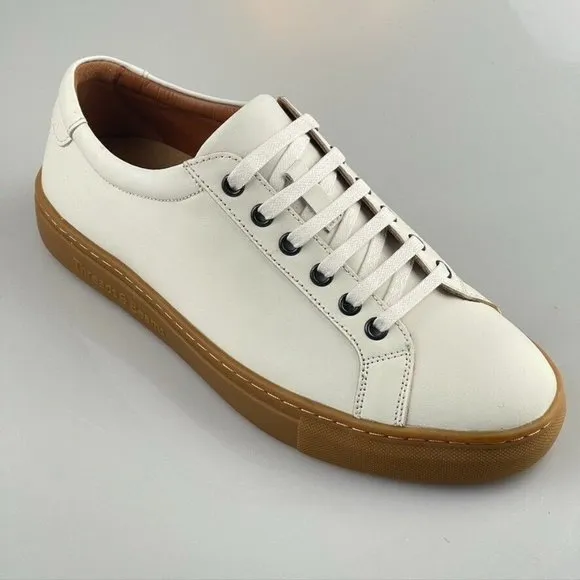Threads &amp; Beams Shoes Cup-Sole Trainer White Leather  Men's Size 7B