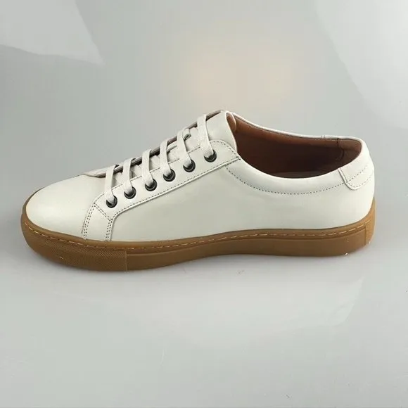 Threads &amp; Beams Shoes Cup-Sole Trainer White Leather  Men's Size 7B
