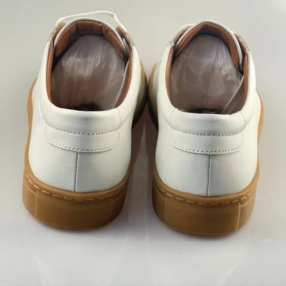 Threads &amp; Beams Shoes Cup-Sole Trainer White Leather  Men's Size 7B