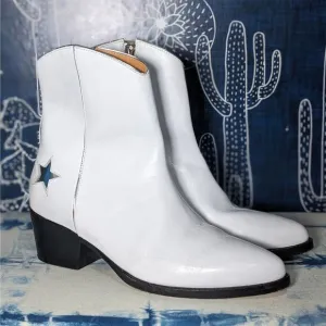 Thursday Boot Company‎ Country Star Western Cowboy Boots White Women's Size 8