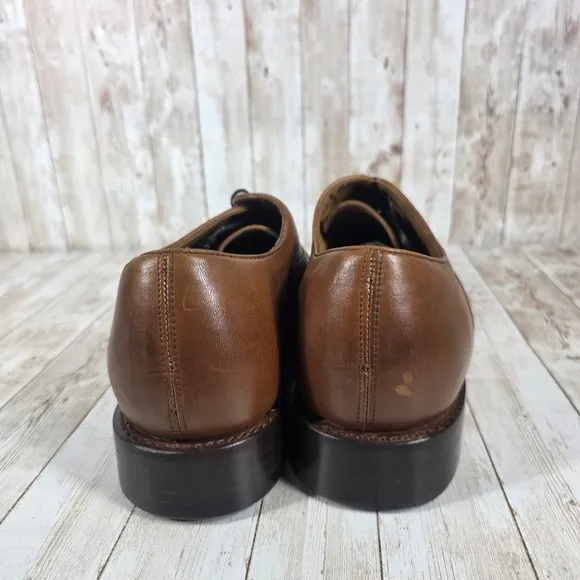 Thursday executive Everyday Oxford Dress Shoes Leather Lace Up Brown Size 15