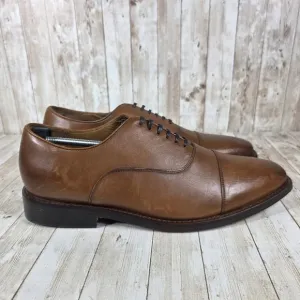 Thursday executive Everyday Oxford Dress Shoes Leather Lace Up Brown Size 15