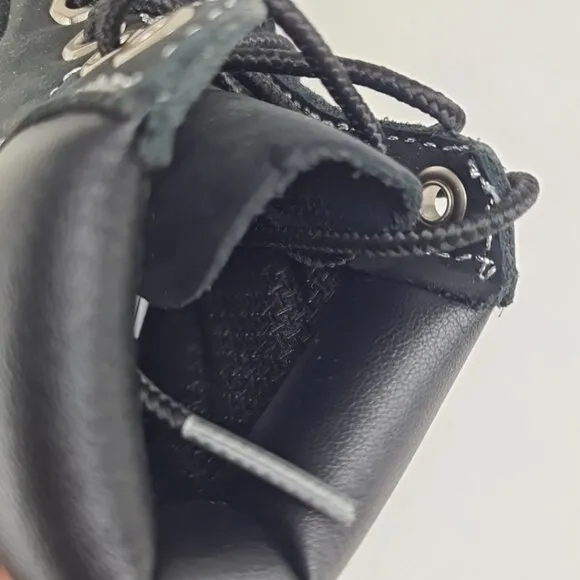 Timberland 6In Premium P&amp;G TODDLER Boots Outdoors Black Leather Size 8