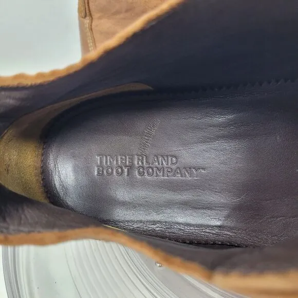 Timberland Boot Co Bardstown Factory Distressed Chukka Saddle Tan Leather Sz 13
