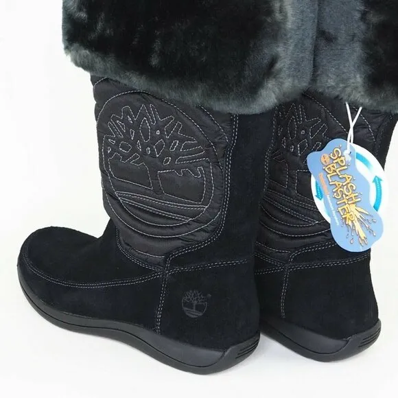 Timberland Hollyberry TL Pull-On Girls Womens Boots Winter Suede New
